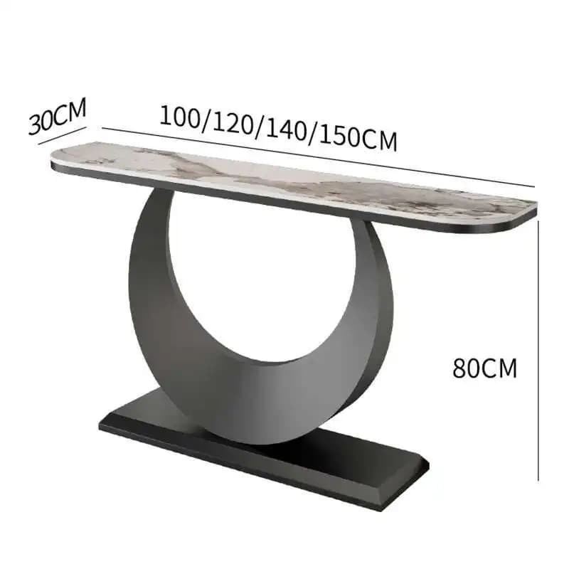 Console moderne professionnelle, décor de couloir, Table d'angle Design de luxe, Console Simple et U