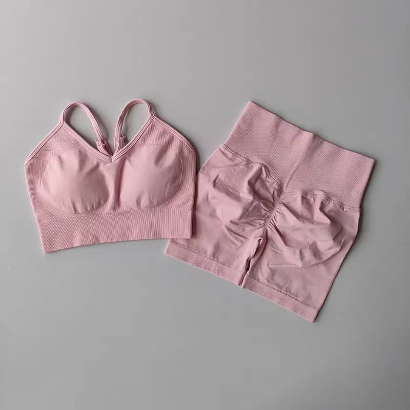 2 pièces ensembles de Yoga femmes taille haute tenues d'entraînement vêtements de sport vêtements de