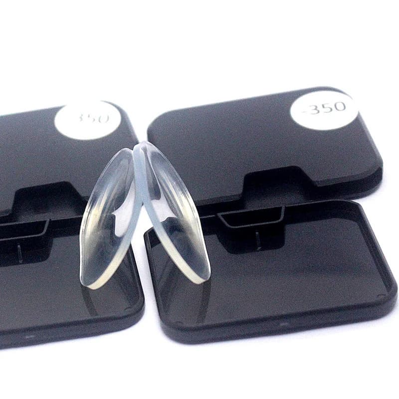 46*30mm gel de silice myopie lentille à coller nouvelles lunettes myopes lentille réutilisable pour 