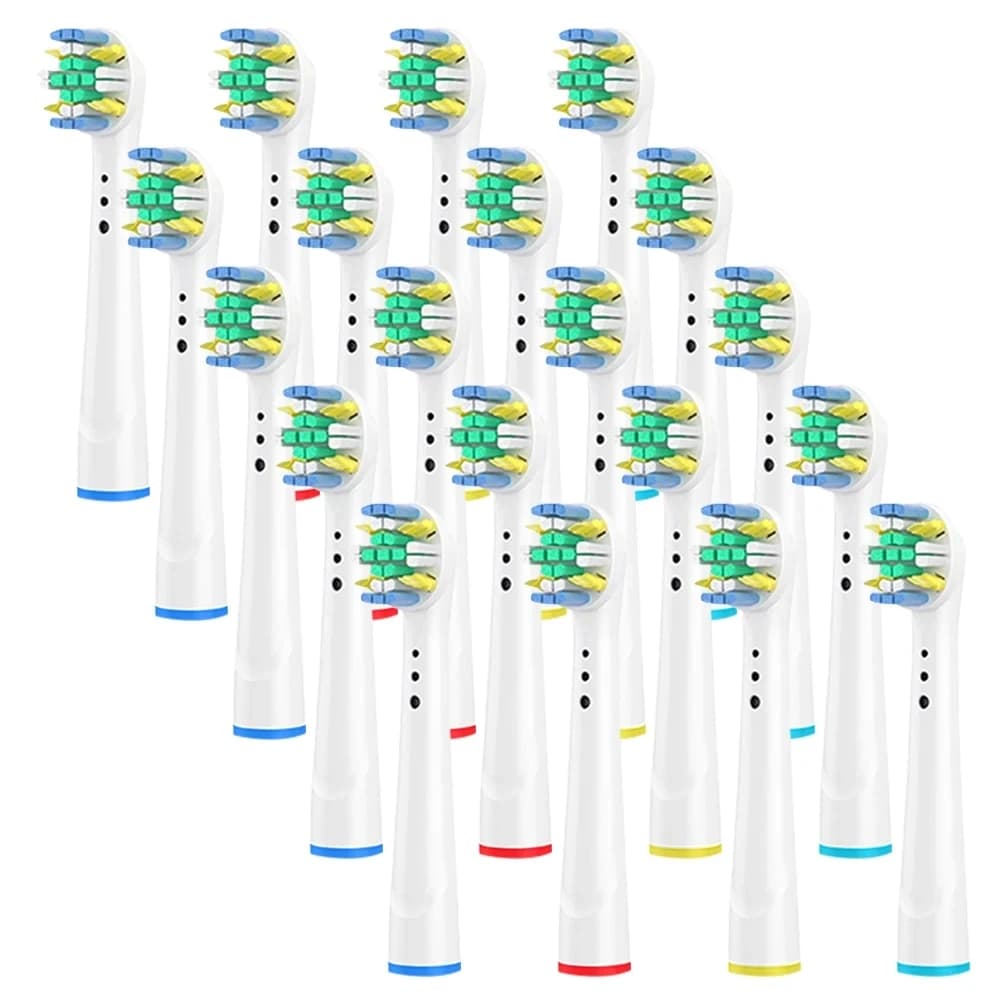 Tête de brosse à dents électrique remplaçable, 4/8/12/16/20 pièces, Compatible avec Oral-B blanc, pu