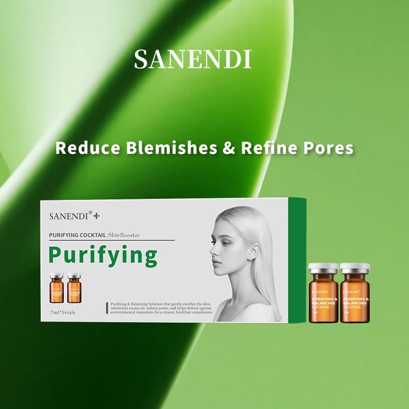 Sanendi sérum à Cocktail pour Ampoule faciale acide hyaluronique Dermapen purifiant hydratant Skinbo
