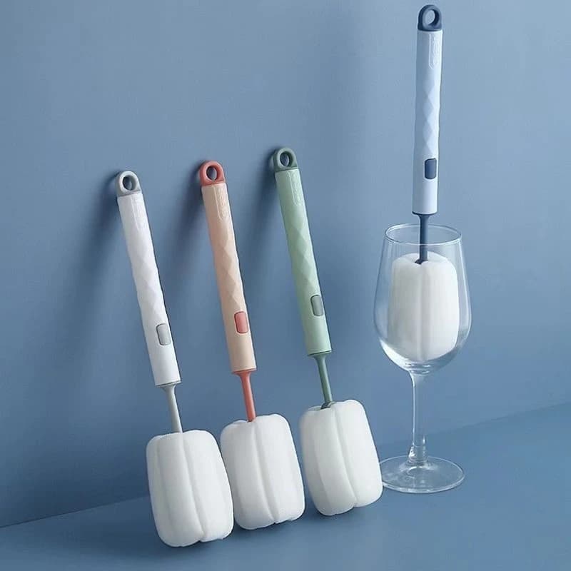 Brosse à biberon, Rotation à 360 degrés, sucette pour bébé, ensemble de brosses de nettoyage de mame