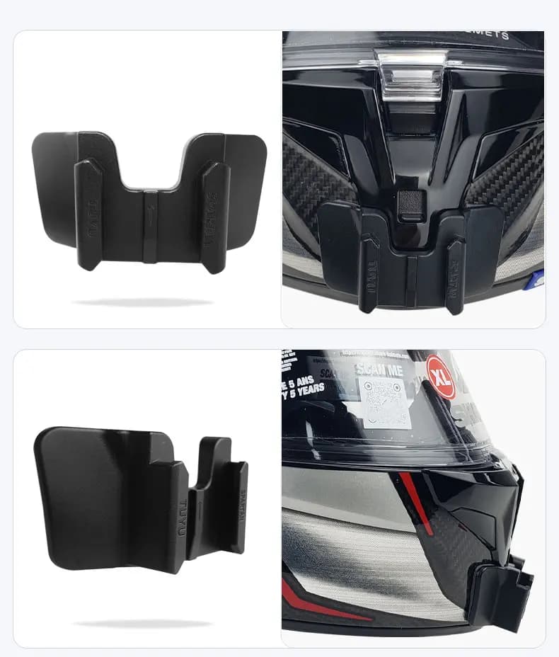 Support de menton en aluminium personnalisé pour casque Shark Spartan GT, pour GoPro Hero 12 11 10 9