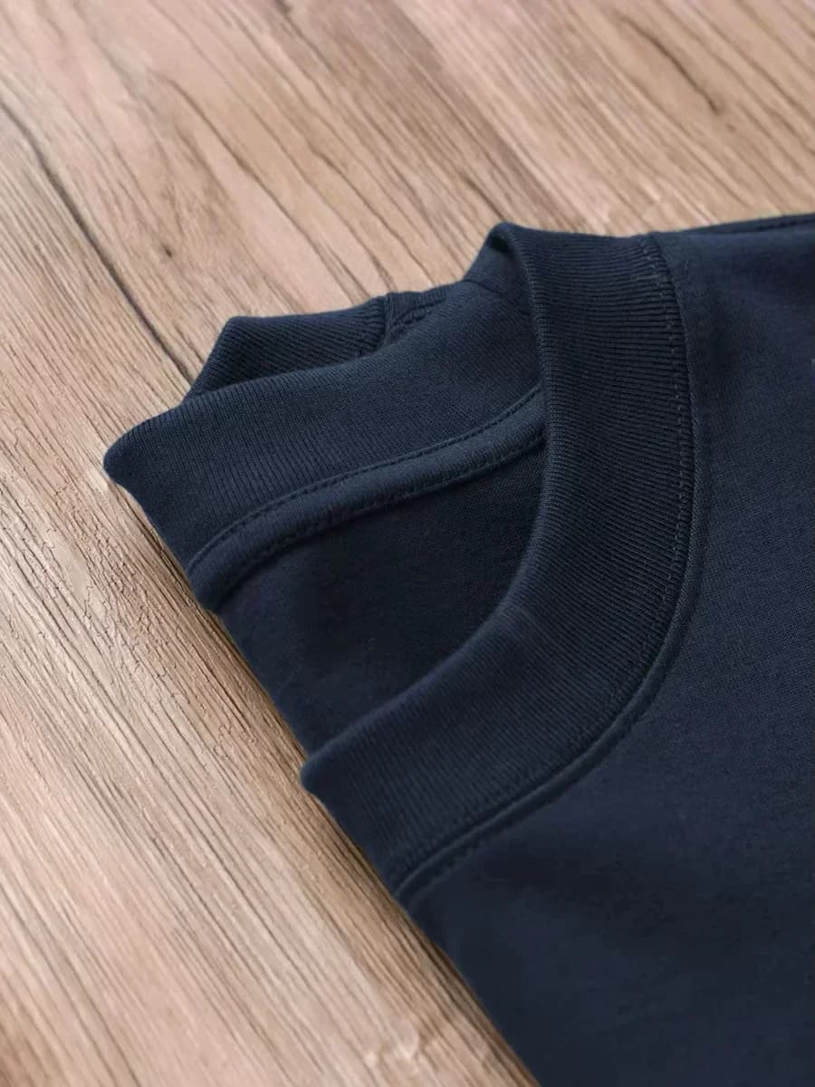 T-shirt d'été de luxe à col rond pour homme, doux et ample, de haute qualité, imprimé exquis, chemis