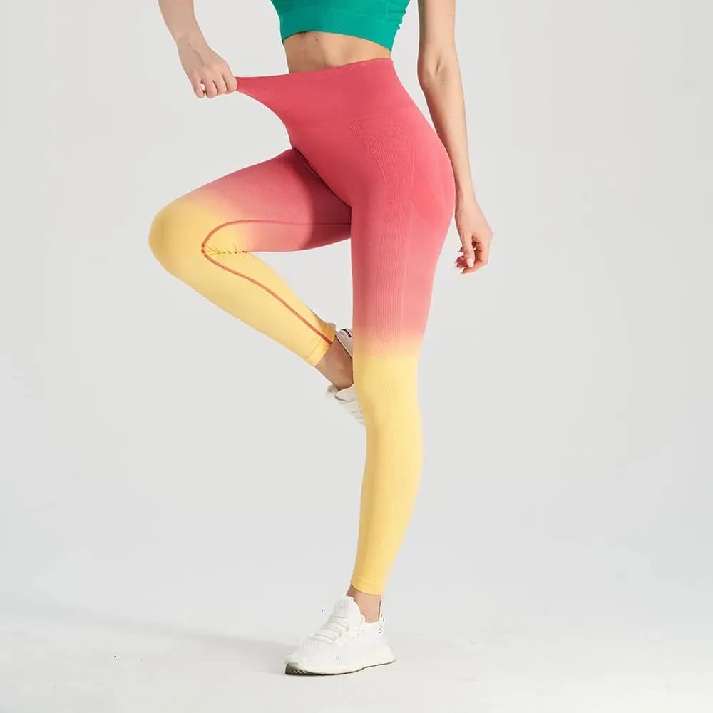 Pantalon de fitness nickel é pour femme, levage de la hanche, serré, taille haute, séchage rapide, p