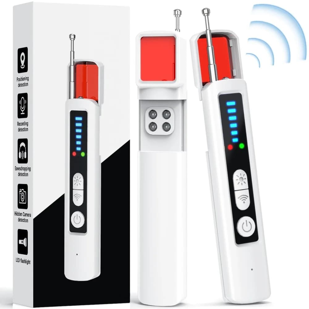 Nouveau détecteur de caméra cachée, balayage infrarouge, détection GPS et d'écoute, sensibilité régl