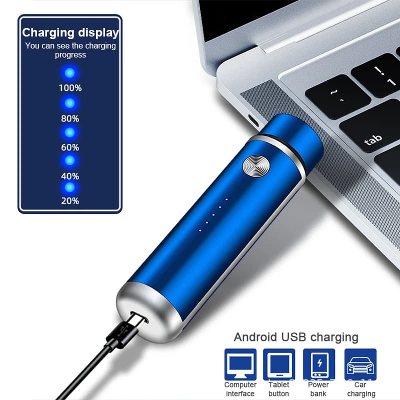 Mini rasoir électrique aste USB pour hommes, tondeuse à barbe professionnelle, rasoir portable pour 