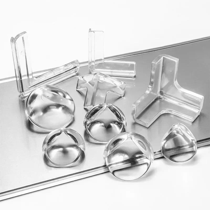 Protecteurs d'angle en caoutchouc souple et Durable, 16 pièces, sans danger pour les coins de Table,