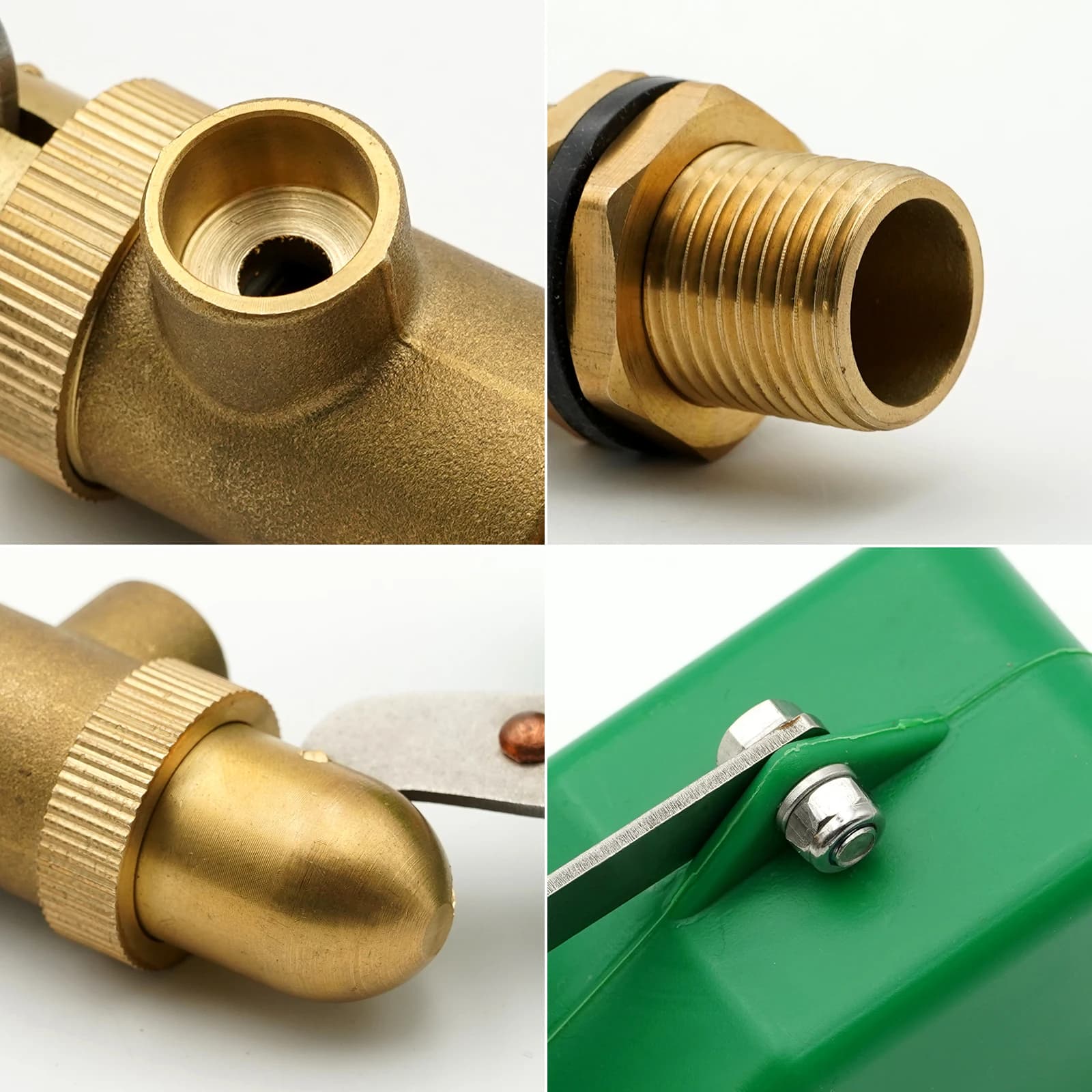 Vanne en laiton de 1/2 pouce avec flotteur en plastique, vanne à flotteur en cuivre, bras réglable, 