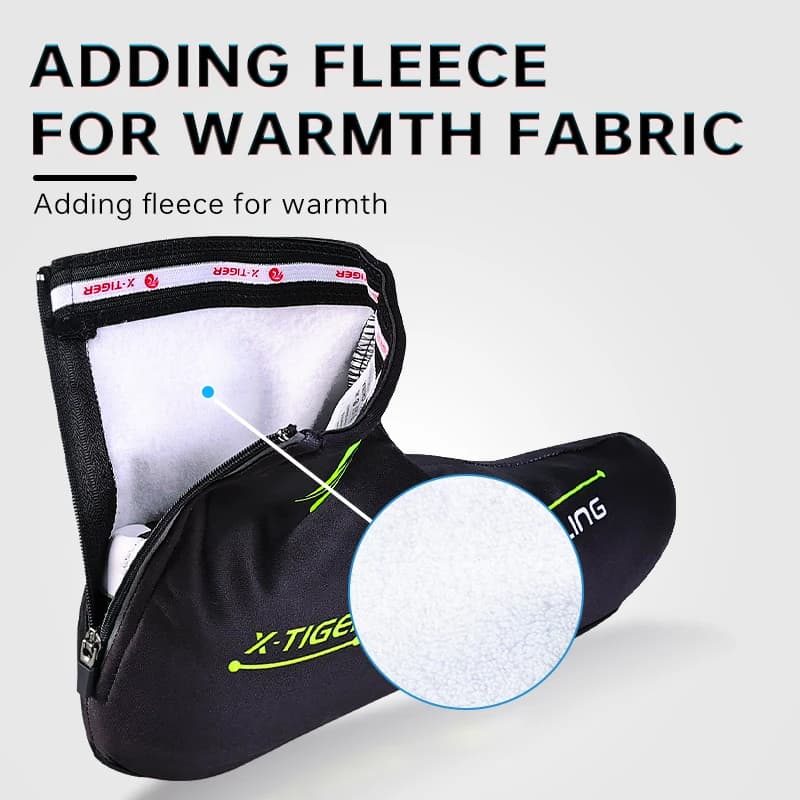 X-TIGER cyclisme couvre-chaussures hiver thermique sourire VTT vélo couvre-chaussures femmes hommes 