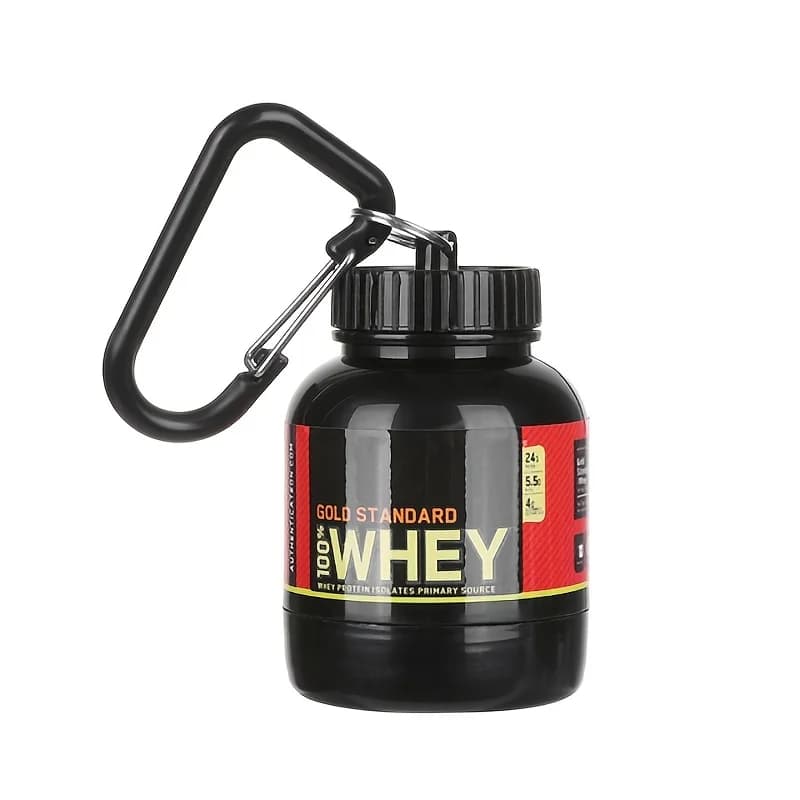 Conteneur de supplément de poudre de protéines Portable 100/200ml, bouteille de stockage légère et é