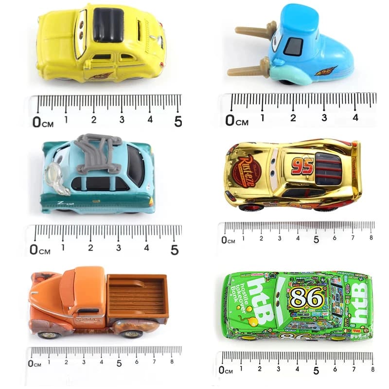 Disney Pixar Cars 3 Racing 2 Lightning McQueen Mater Hudson Fritter Frank poussin Hicks luigi Guido 