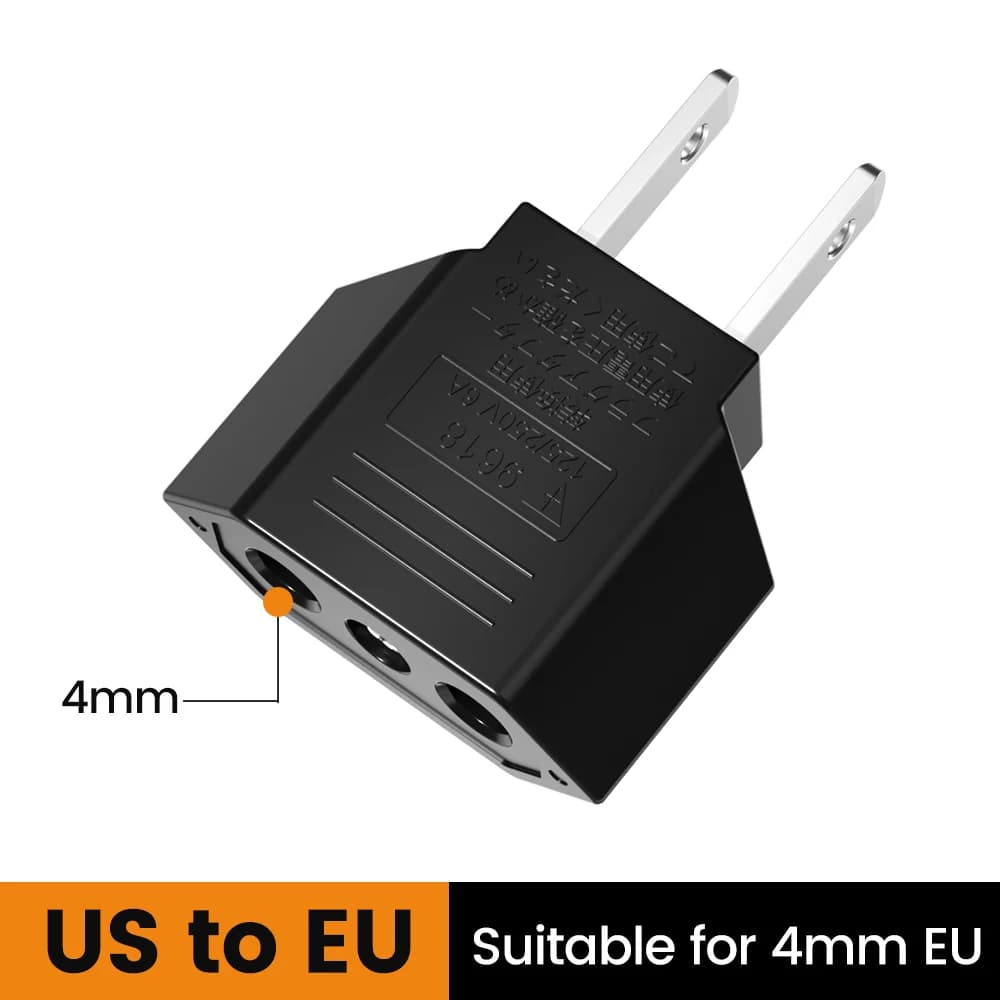 Adaptateur de prise électrique US, convertisseur de voyage, prises, prise de courant AC, États-Unis,