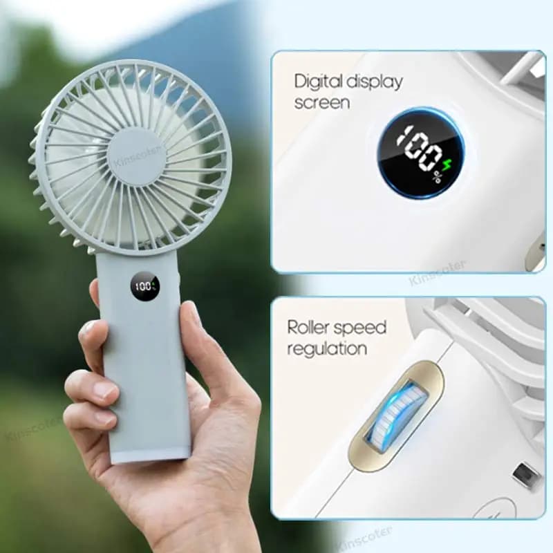 Nouveau ventilateur personnel portatif Mini ventilateur portatif USB 3600mAh Mini ventilateur Rechar
