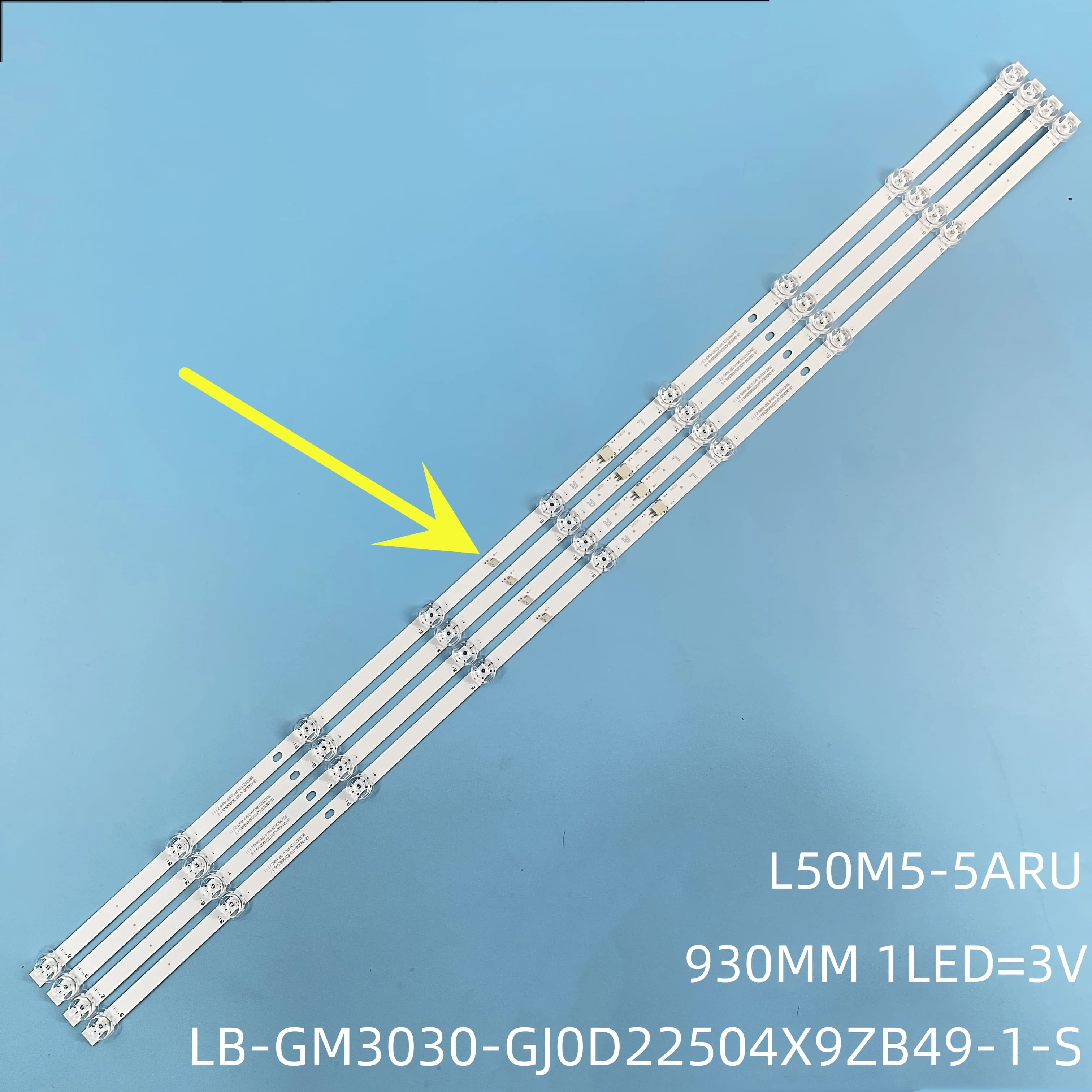 3v LED Rétro-Éclairage pour L50M5-5ARU L50M5-AD LED-50U670PLED50U570P 0D50D09-ZC23AG-03 K50DLP8F 50V