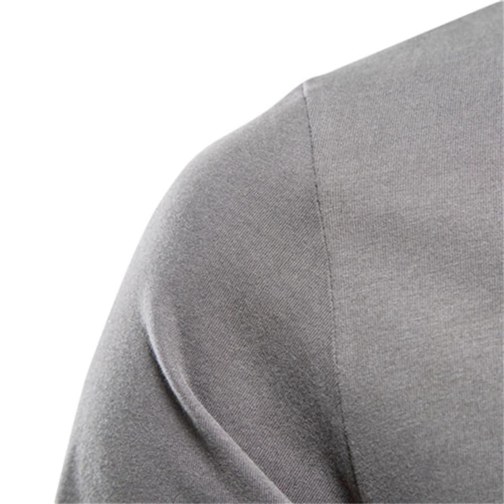 100% Coton t-shirt à manches longues pour hommes T-shirts décontractés pour hommes à printemps solid