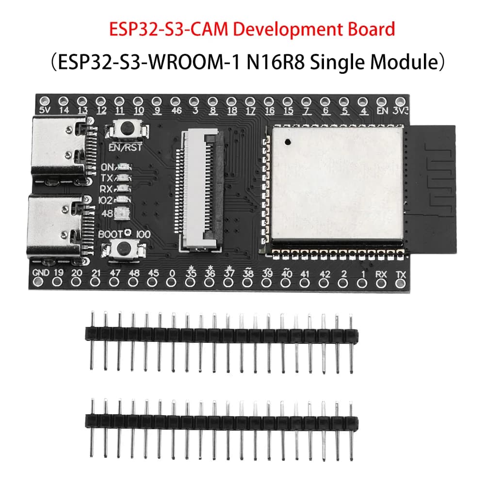 Carte de développement de caméra ESP32-S3, Module WiFi Bluetooth intégré ESP32-S3 N16R8 OV2640 OV564