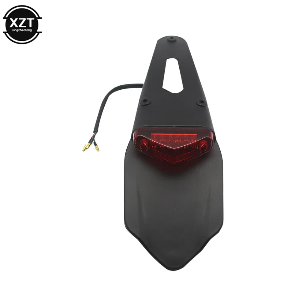 Enquêter arrière LED universel pour moto, feu stop, plaque de planificateur de garde-boue arrière, s