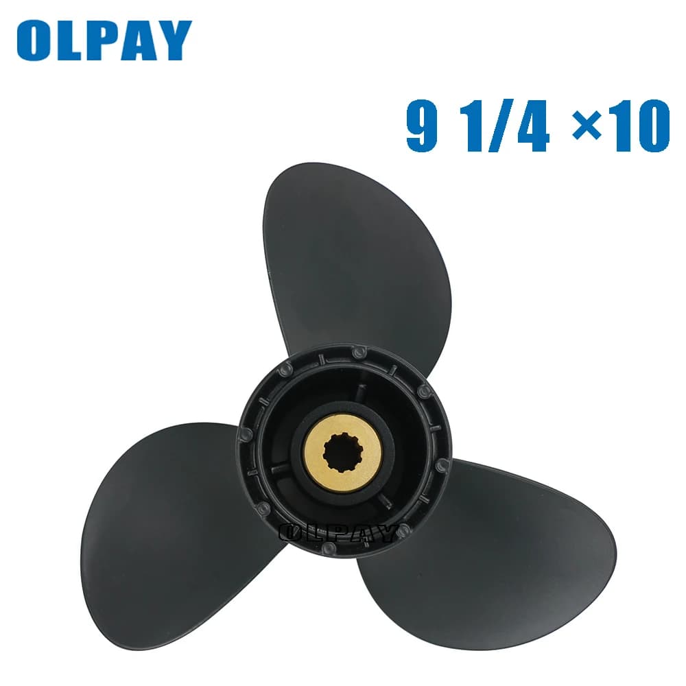 9 1/4*10 Hélice hors-bord Pour Suzuki Bateau Moteur 8 9.9 15 20HP En Alliage D'aluminium 10 Spline 9