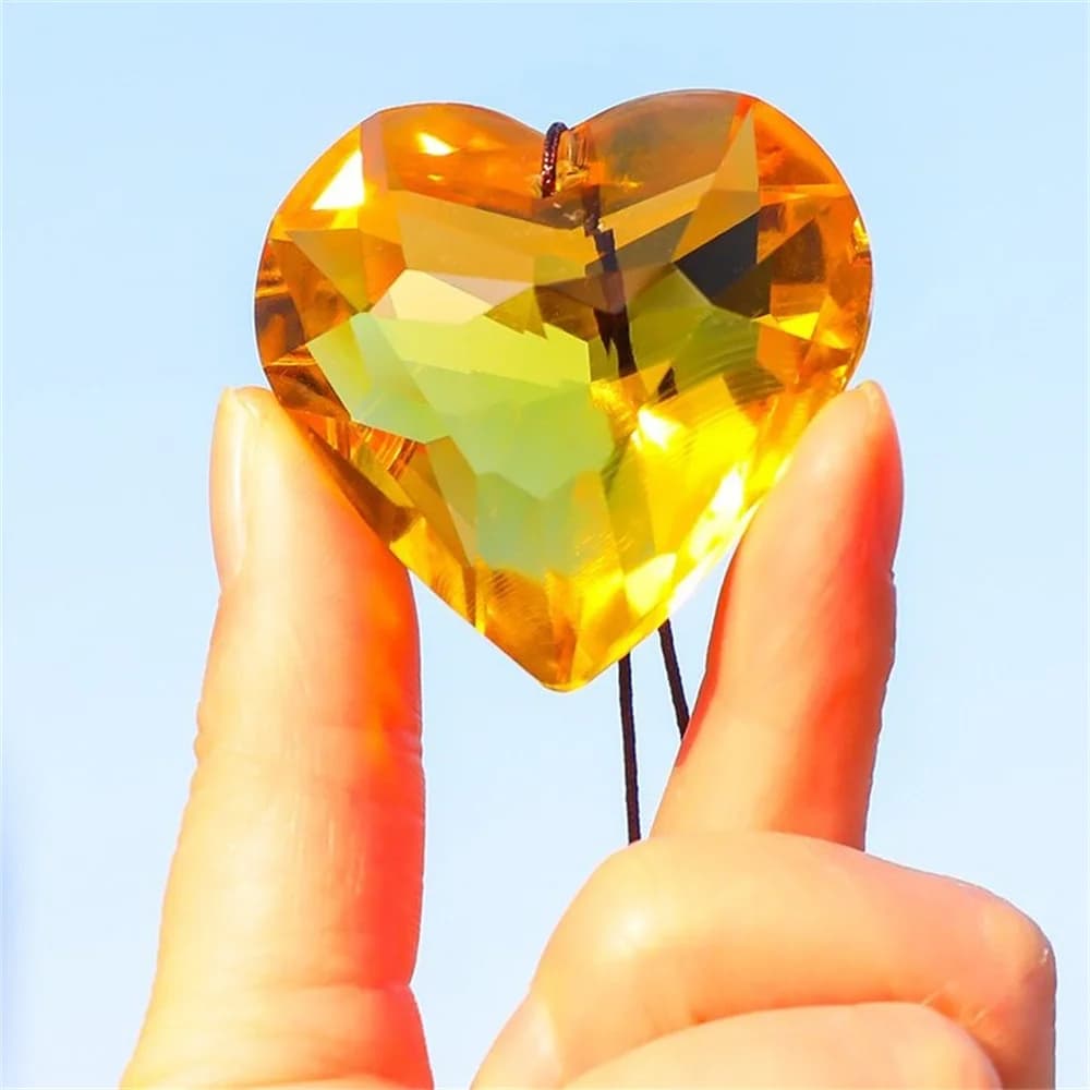 Pendentif Prisme Suncatcher pour Décoration de Jardin, Artisanat, Maison, Bureau, Rainbow Maker, Fen