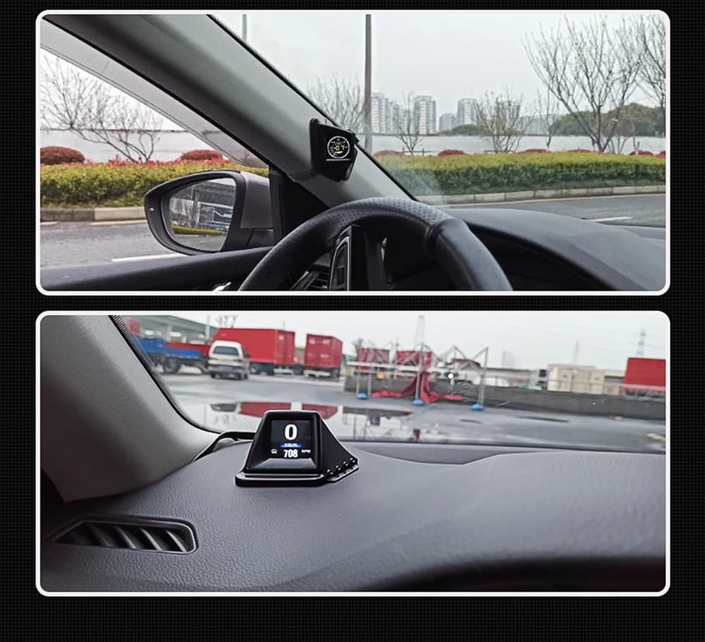 Nouveau A401 HUD OBD2 + GPS ordinateur de bord affichage tête haute tachymètre de voiture Turbo pres