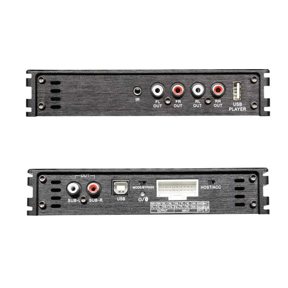 PUZU PZ-C7 faisceau de câblage 4X150W amplificateur DSP de voiture mise à niveau sonore d'autoradio 