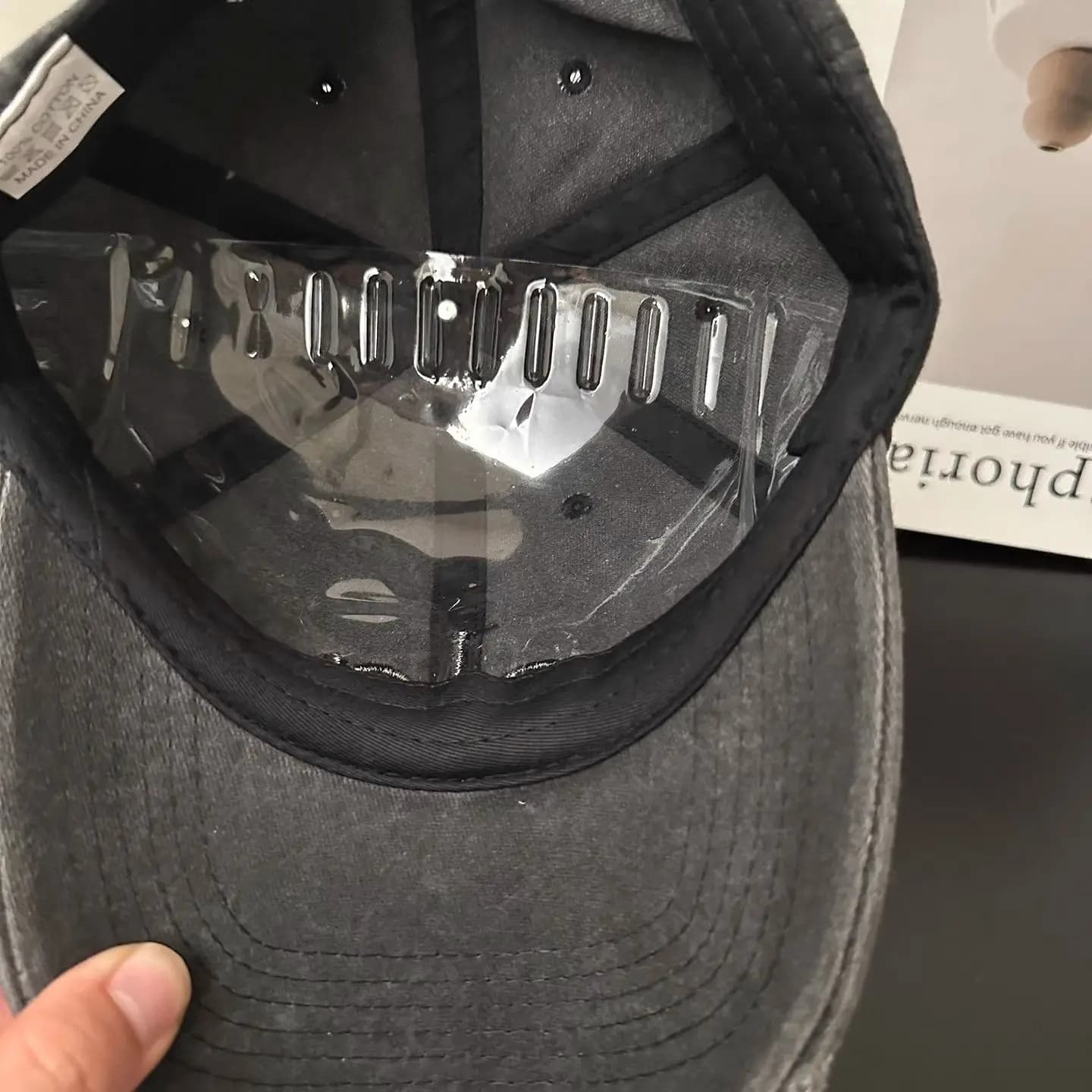 Nouvelle Casquette en Jean Délavé Y2K 2026 – Broderie Lettres Style Vintage, Qualité Supérieure, Sen