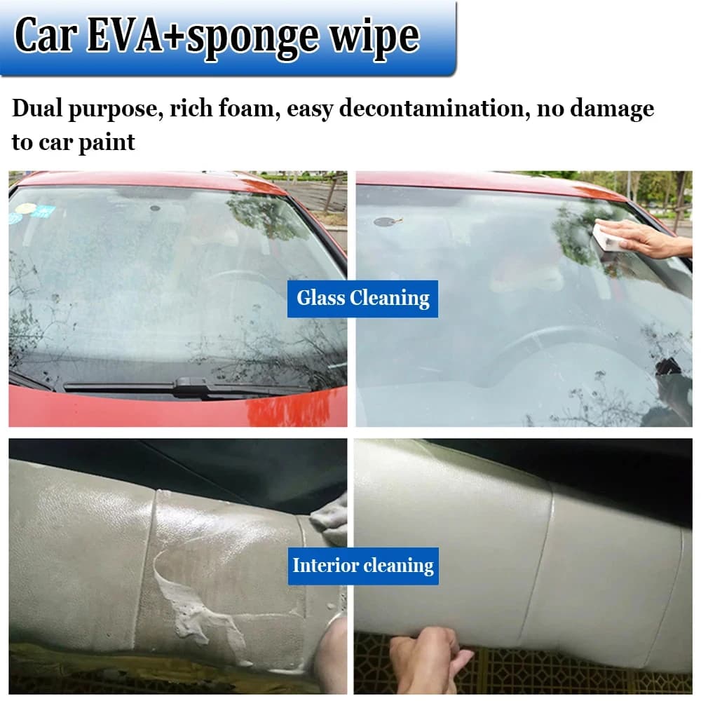 Cubicseven-Éponge Oligwash Naturelle pour Voiture, Revêtement Céramique, Opathie, Essuyer, Ventouse 