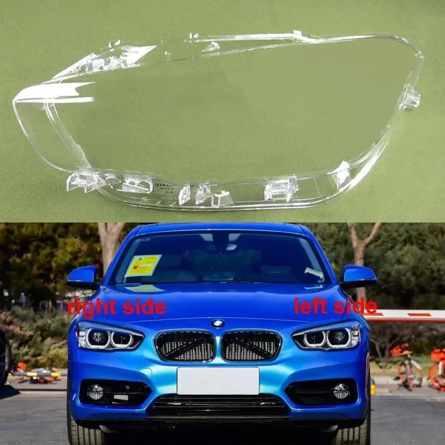 Couvercle de phare avant pour BMW série 1 F20 116i 118i 120i 2015 – 2019, couvercle Transparent pour