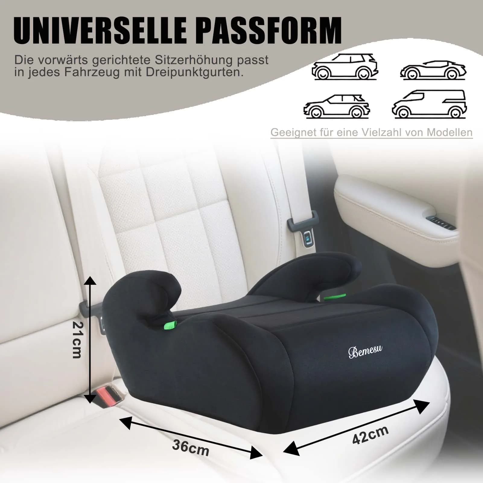Siège rehausseur de sécurité pour enfant, conforme à la norme I-Size Un Ece R129/03, harnais de sécu