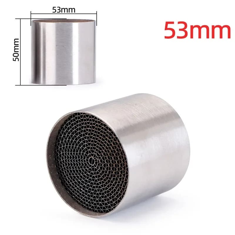 Échappement universel pour moto 48mm 50mm 53mm, nid d'abeille DB Killer, réduit le bruit, couple éle