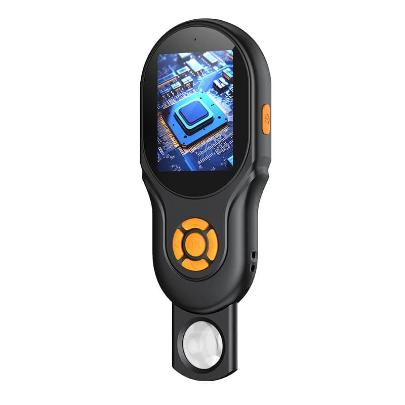 Microscope numérique portable 500X avec caméra 2MP, écran HD IPS, USB Type-C, loupe portable avec 8 