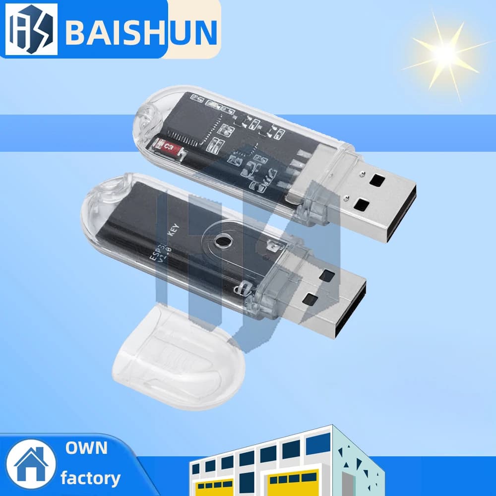 ‌ Carte de développement ESP32 avec WiFi et Bluetooth – Clé de sécurité matérielle Dongle USB (flash