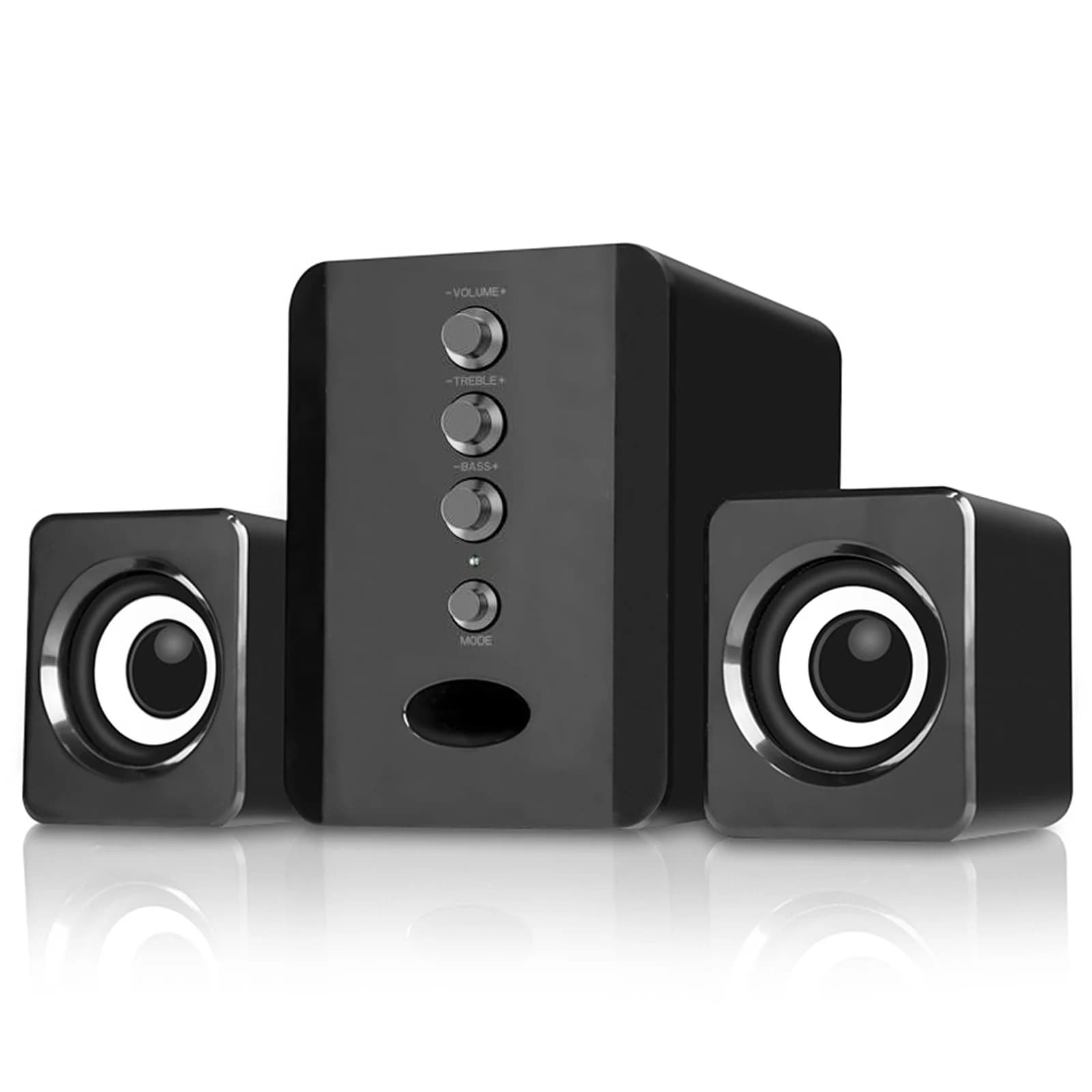 D-202 Filaire Haut-Parleur BLOComputer Haut-Parleur Basse Stéréo Lecteur De Musique Subwoofer Sound 