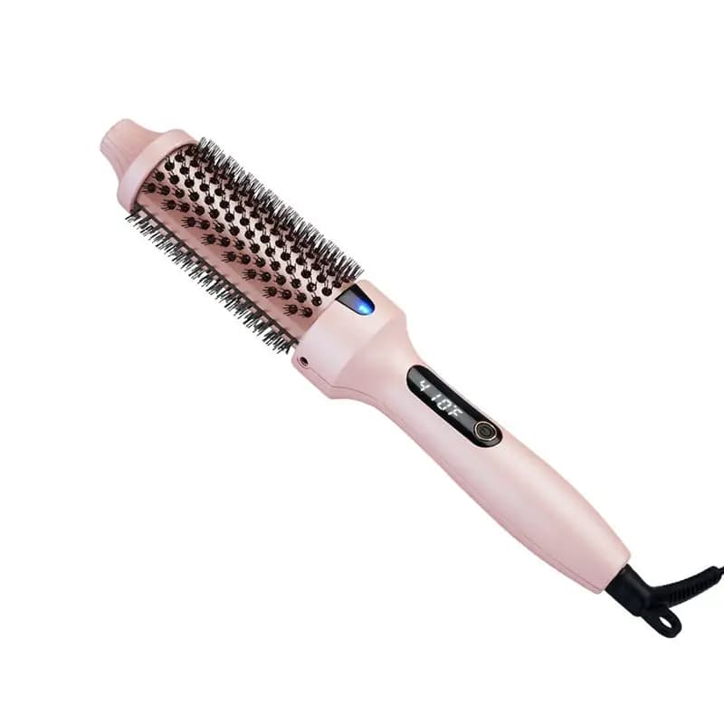 Brosse à friser à brosse thermique A04V, brosse ronde thermique chauffée ionique négative pour Look 