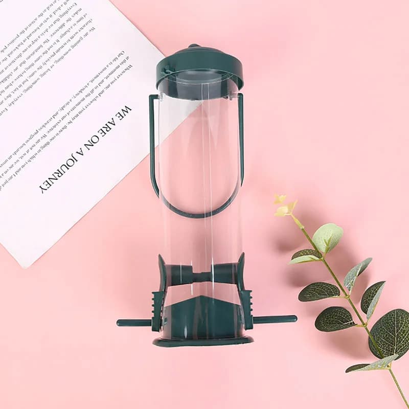 Mangeoire pour oiseaux pour animaux de compagnie, distributeur de nourriture suspendu en plein air, 