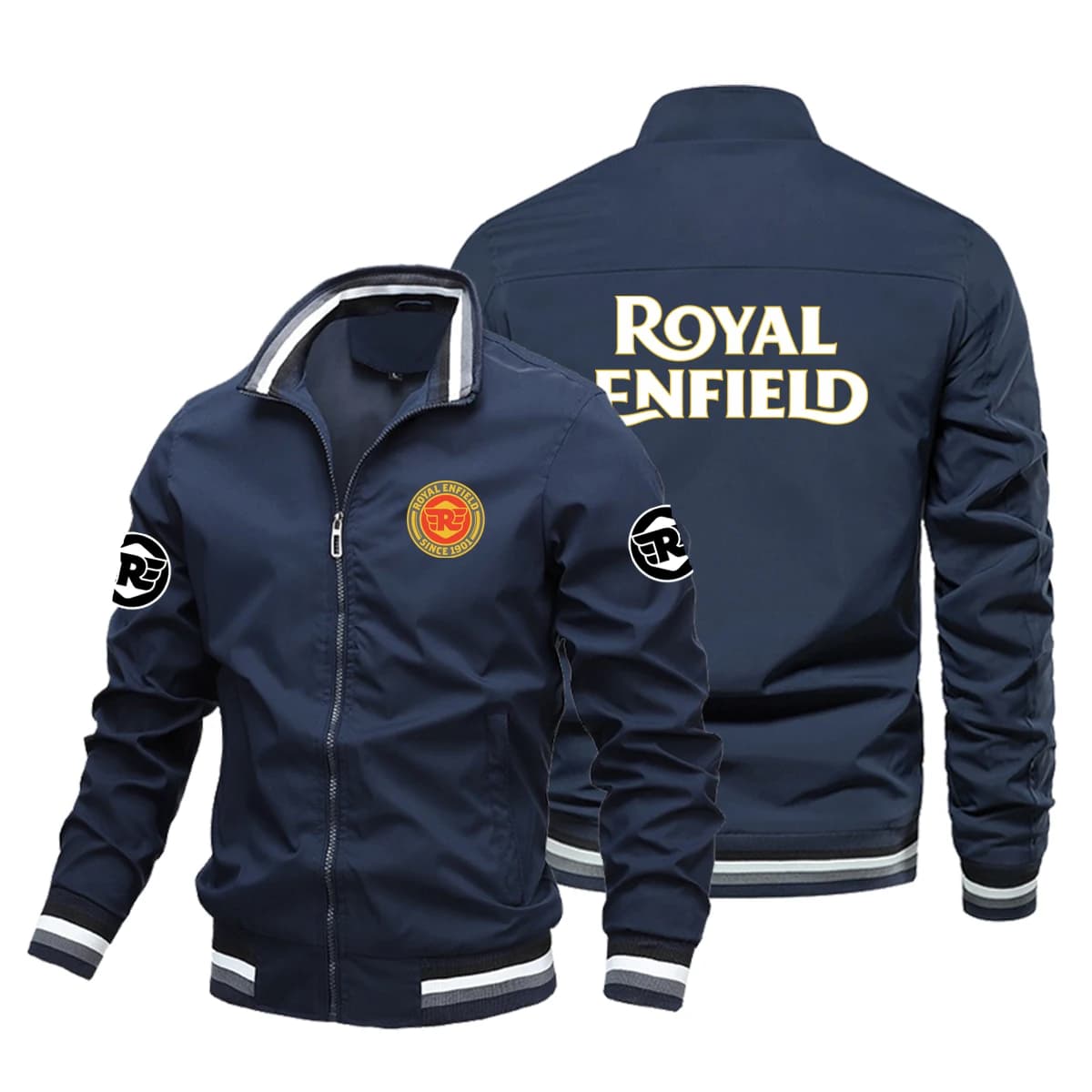 Veste de moto Royal Enfield de style rétro pour hommes, vêtements de course, coupe-vent, veste de sp