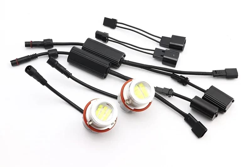 2 pièces lumineux 6000K 160W LED yeux d'ange marqueur lumières ampoules lampe pour BMW E87 E39 M5 E6