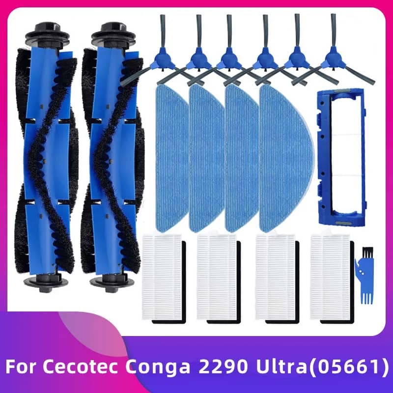 Compatible avec l’aspirateur robot Cecotec Conga 2290 Ultra 05661 Pièce de rechange Accessoire Bross