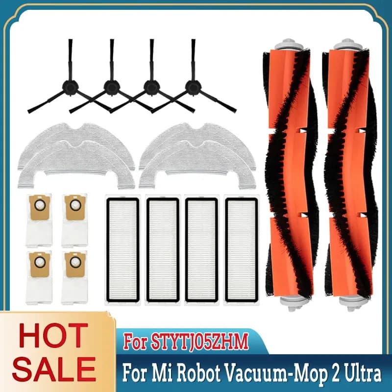 Pour Xiaomi Mi Robot aspirateur-vadrouille 2 Ultra STYTJ05ZHM aspirateur filtre sacs à poussière vad