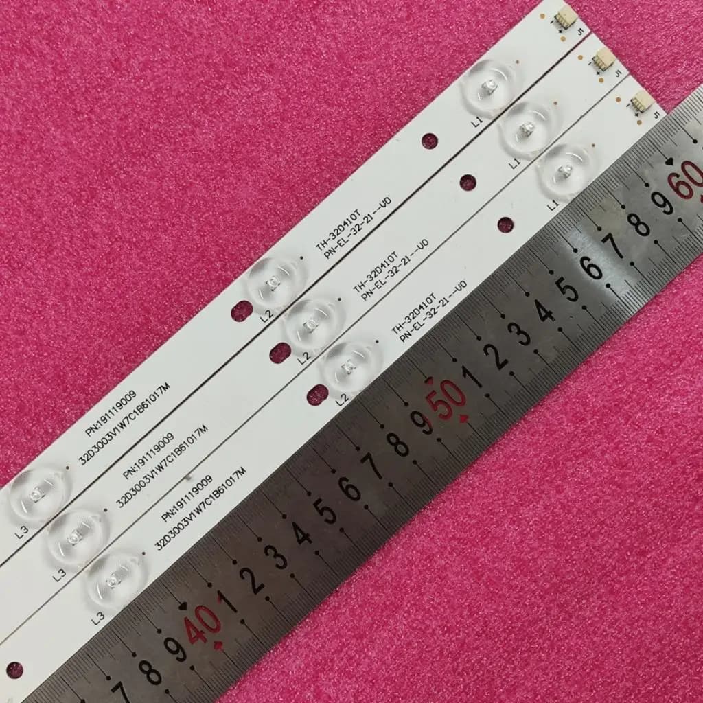 Bande de rétroéclairage LED, 7 lampes, pour TH-32D410T PN-EL-32-21-V0 TNMX008 TNMX009 TNMX010 TH-32C