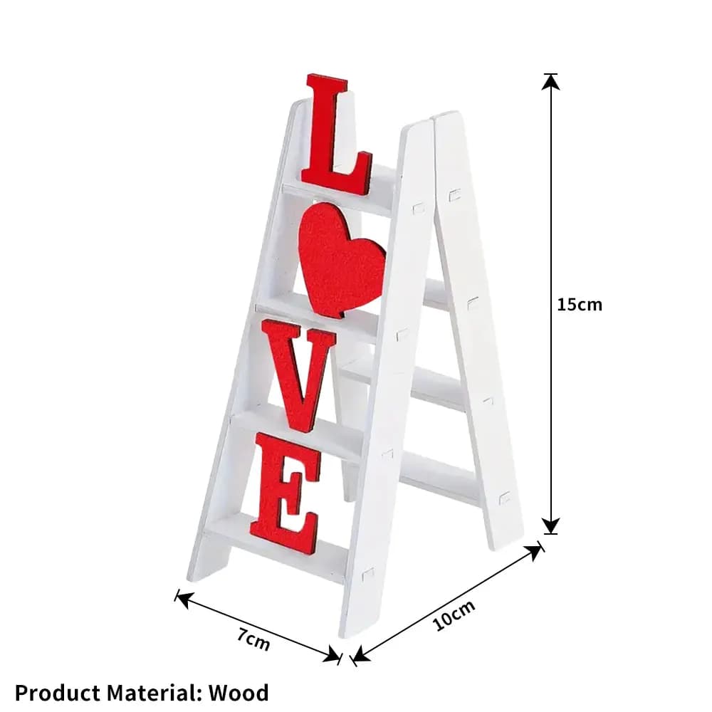 LOVE-Modèle d'échelle Leon, ornements en bois britanniques, décoration de la maison, cadeau pour pet