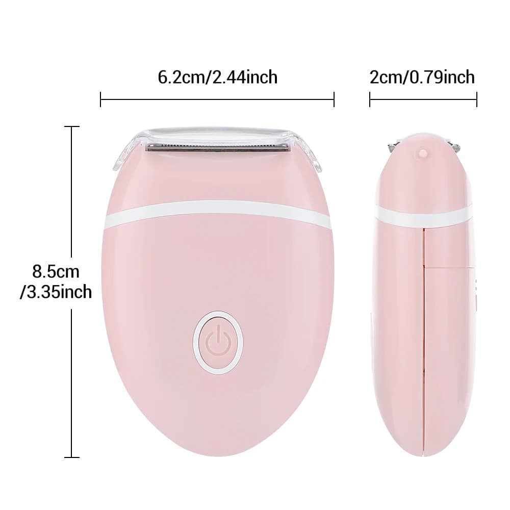 Mini rasoir électrique pour dames, tondeuse de Bikini indolore, rasoir sûr pour jambe, bras, aissell