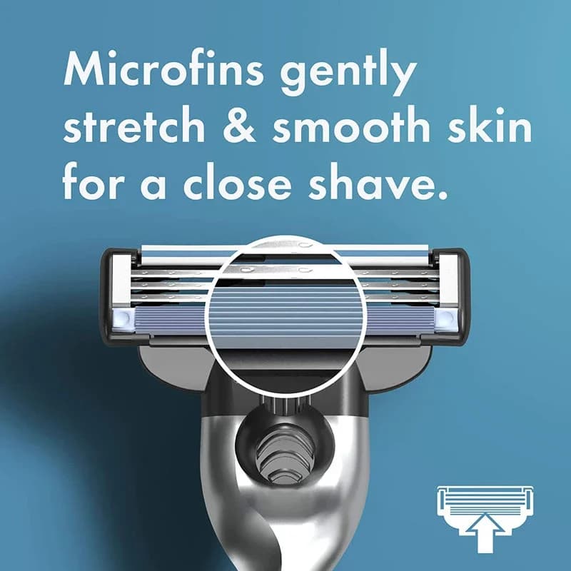 Gillette Mach3 lame de rasoir pour hommes recharges de rasoir avec Lubrastrip 3 couches lames coupe 