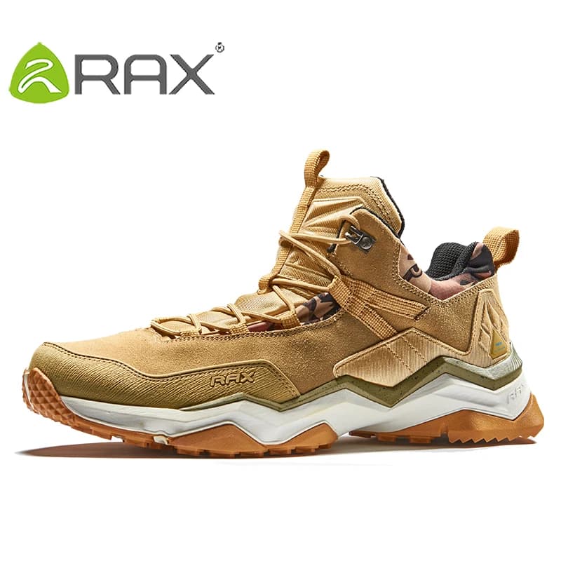 Rax-Chaussures de randonnée imperméables pour hommes, randonnée en plein air, pêche, calcul de degré