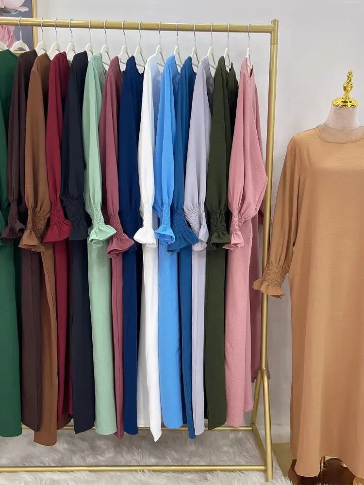 Ramadan Abaya dubaï caftan Robe Longue musulmane turquie Abayas pour la prière vêtements islamiques 