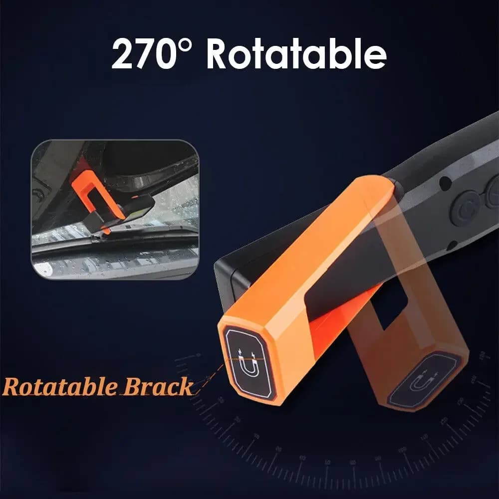 1/2/4/8 PIÈCES Lumineux COB LED Lampe De Travail Voiture Mécanique Lampe De Poche Rechargeable USB T