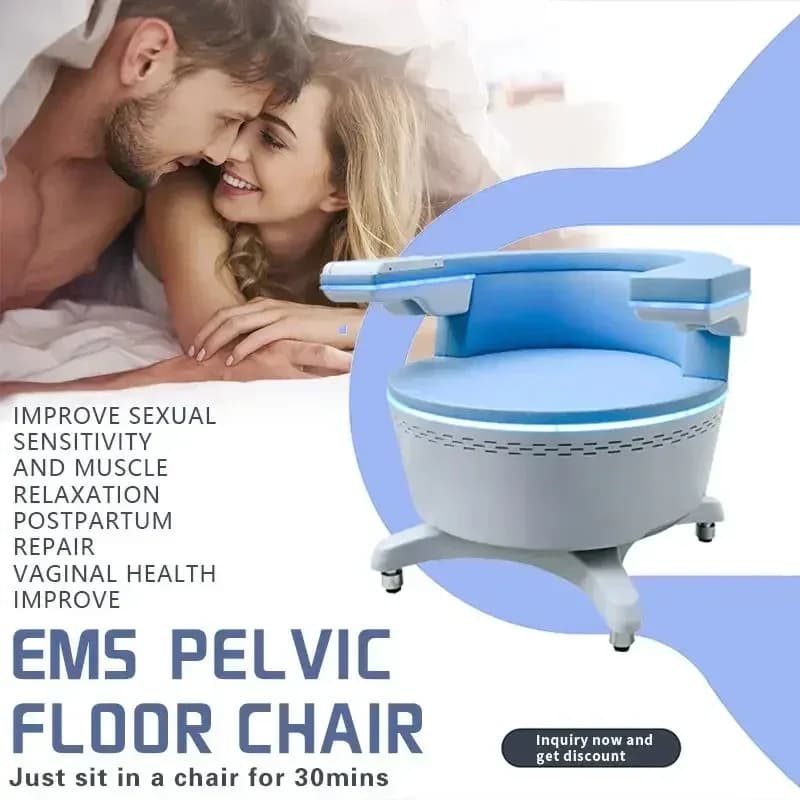 Chaise de plancher pelvien électromagnétique Non invasive 2025EMS, chaise de renforcement des muscle