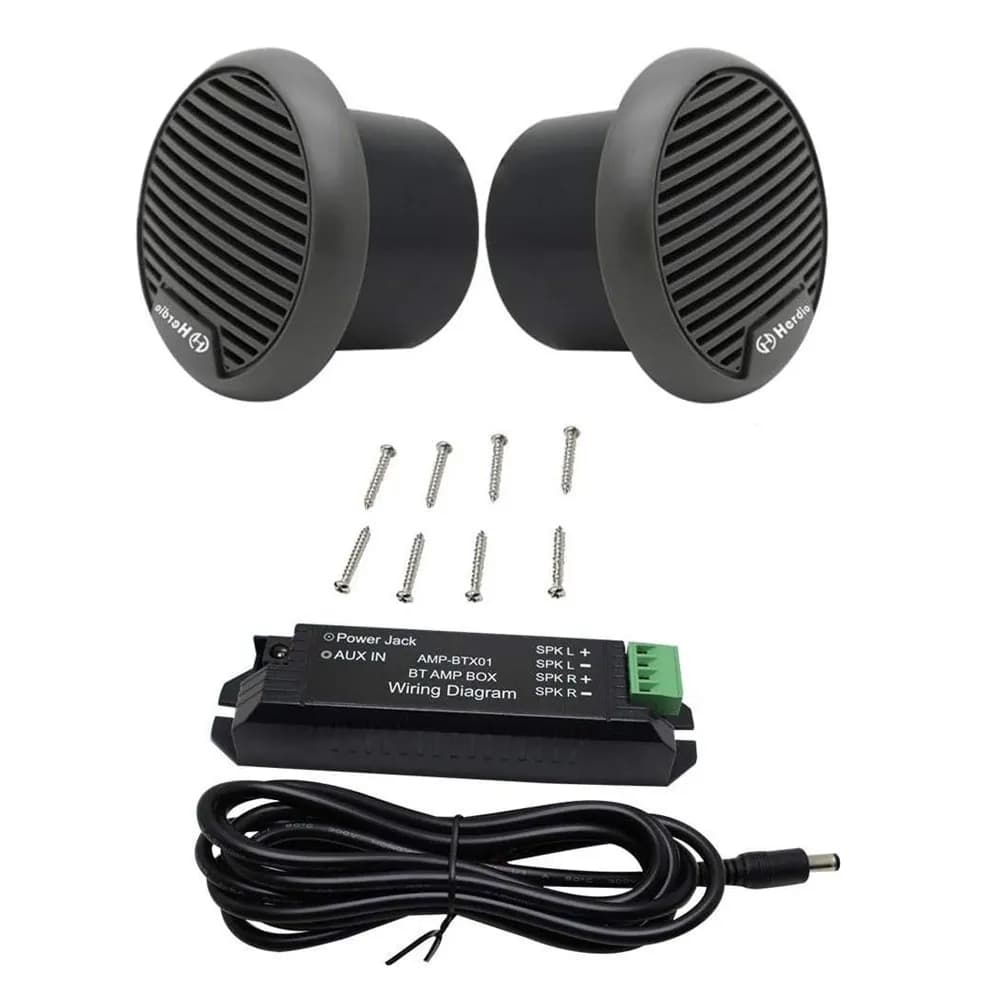 Herdio-Hautréusétanches pour bateau marin, haut-parleur Bluetooth pour moto, système audio stéréo po