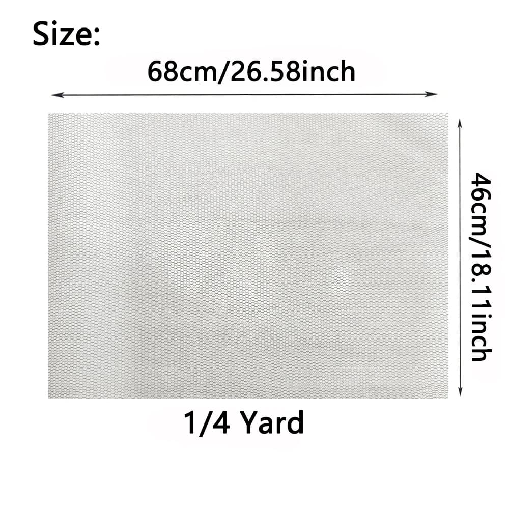 Filet en dentelle suisse de 1/4 Yard, pour la fabrication de perruque en dentelle, accessoires de fi